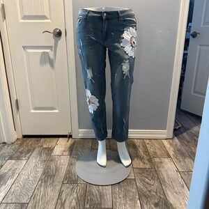 Juliette Floral Sequined Women's Jeans